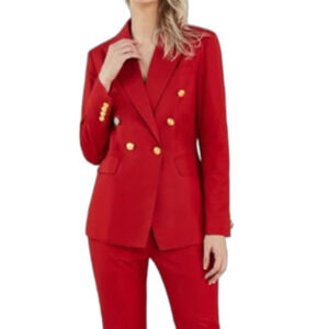 Brooks Brothers Voyager Red Wool Double Breasted Blazer Suit Jacket Size 6